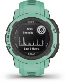 Смарт-часы Garmin Instinct 2S Solar Tactical 20мм 1.3" AMOLED корп.черный/мятный рем.мятный (010-02564-02) от магазина РЭССИ