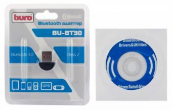 Адаптер USB Buro BU-BT30 Bluetooth 3.0+EDR class 2 10м черный от магазина РЭССИ