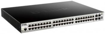 Коммутатор D-Link DGS-1510-52XMP/A1A 48G 4SFP+ 48PoE 370W управляемый от магазина РЭССИ