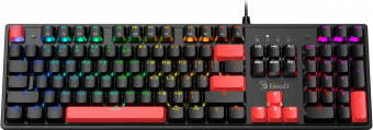 Клавиатура A4Tech Bloody S510R механическая черный USB for gamer LED (S510R USB FIRE BLACK/BLMS RED) от магазина РЭССИ