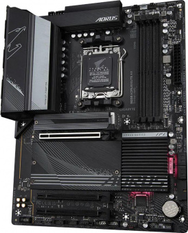 Материнская плата Gigabyte B650 AORUS ELITE AX SocketAM5 AMD B650 4xDDR5 ATX AC`97 8ch(7.1) 2.5Gg RAID+HDMI+DP от магазина РЭССИ