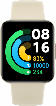 Смарт-часы Xiaomi Poco Watch BHR5724GL 1.6" AMOLED корп.бежевый рем.бежевый разм.брасл.:125-205мм от магазина РЭССИ