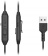 Наушники с микрофоном A4Tech Fstyler FH100U черный 2м накладные USB оголовье (FH100U (STONE BLACK)) от магазина РЭССИ