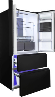 Холодильник Hyundai CM55043F 3-хкамерн. черная сталь инвертер от магазина РЭССИ