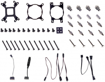Система водяного охлаждения ID-Cooling AURAFLOW X 360 SNOW Soc-AM5/AM4/1151/1200/2066/1700 4-pin 18-35dB Al+Cu 350W LED Ret от магазина РЭССИ