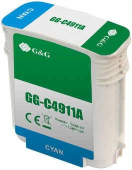 Картридж струйный G&G GG-C4911A голубой (72мл) для HP DJ 500/800C от магазина РЭССИ
