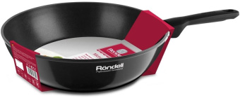 Сковорода Rondell Midnight RDA-1238 круглая 26см покрытие: Xylan Plus ручка несъемная (без крышки) черный от магазина РЭССИ