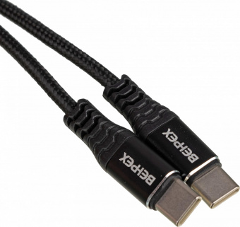 Кабель USB Type-C (m)-USB Type-C (m) 2м черный от магазина РЭССИ