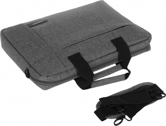 Сумка для ноутбука 15.6" SunWind SWG15A04GY серый нейлон от магазина РЭССИ