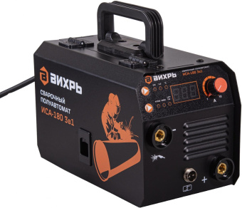 Сварочный полуавтомат Вихрь ИСА-180 3в1 инвертор FLUX, MMA,TIG-Lift 4.8кВт от магазина РЭССИ