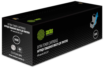 Картридж лазерный Cactus CS-CF230X-MPS CF230XX черный (5000стр.) для HP LJ 203/227 от магазина РЭССИ