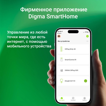 Умный выключатель Digma DiSwitch 2p 2-хкл. универсальный белый (DSW2P) от магазина РЭССИ