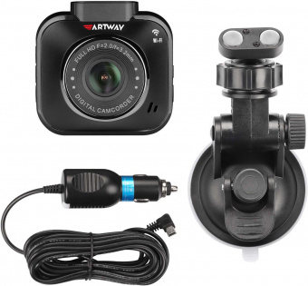 Видеорегистратор Artway AV-407 черный 2Mpix 1080x1920 1080p 170гр. NT96672 от магазина РЭССИ