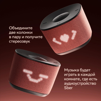 Умная колонка Sber Boom Home SBDV-00171G Салют серый 8W Mono BT/Wi-Fi (без.бат) от магазина РЭССИ