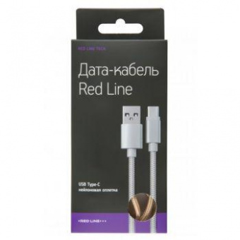 Кабель Redline УТ000014158 USB (m)-USB Type-C (m) 2м золотистый от магазина РЭССИ