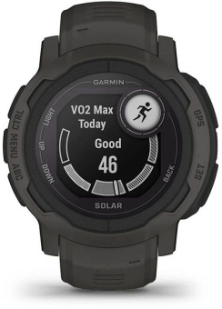Смарт-часы Garmin Instinct 2 Solar 45мм 0.9" AMOLED корп.черный силикон рем.черный (010-02627-00) от магазина РЭССИ