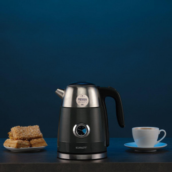 Чайник электрический Scarlett SC-EK21S102 1.7л. 2200Вт графит (корпус: металл) от магазина РЭССИ