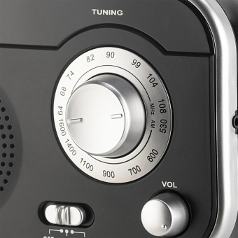 Радиоприемник настольный Vitek VT-3593 черный от магазина РЭССИ