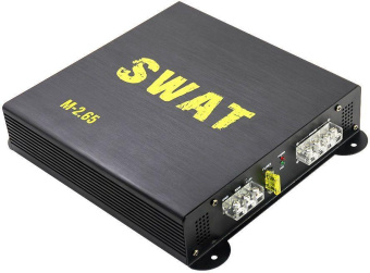 Усилитель автомобильный Swat M-2.65 двухканальный от магазина РЭССИ