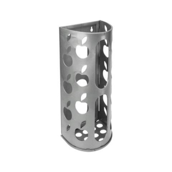 Держатель-контейнер корзина LAIMA Apple для пакетов мешков бахил 37.5x16x13 см графит 608367 от магазина РЭССИ