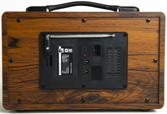 Радиоприемник портативный Сигнал БЗРП РП-335 дерево коричневое USB microSD от магазина РЭССИ