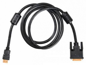 Кабель Buro HDMI-19M-DVI-D-1.8M HDMI (m) DVI-D (m) 1.8м феррит.кольца черный от магазина РЭССИ