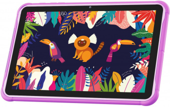 Планшет Digma Kids 1247C T310 (1.8) 4C RAM4Gb ROM64Gb 10.1" IPS 1280x800 3G 4G Android 12 фиолетовый 2Mpix 2Mpix BT GPS WiFi Touch microSD 128Gb 5000mAh от магазина РЭССИ