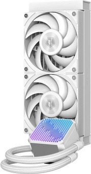 Система водяного охлаждения ID-Cooling DX240 Max Soc-AM5/AM4/1200/1700/1851 белый 4-pin 32.5dB Al+Cu 300W Ret (DX240 MAX WHITE) от магазина РЭССИ