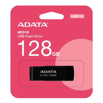 Флеш Диск A-Data 128GB UC310 UC310-128G-RBK USB3.2 черный от магазина РЭССИ