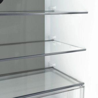 Холодильник Hyundai CM45043F 3-хкамерн. черная сталь от магазина РЭССИ