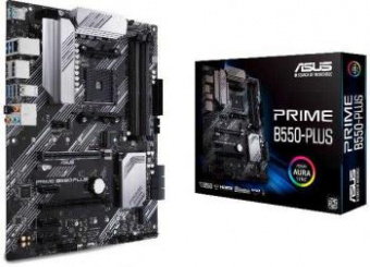 Материнская плата Asus PRIME B550-PLUS Soc-AM4 AMD B550 4xDDR4 ATX AC`97 8ch(7.1) GbLAN RAID+HDMI+DP от магазина РЭССИ