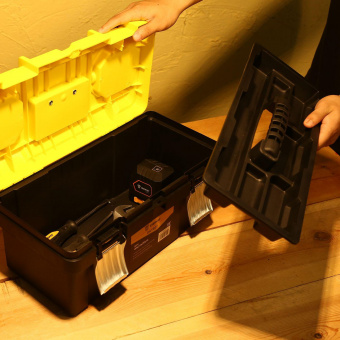 Ящик для инстр. Deko DKTB27 1отд. 6карм. желтый/черный (065-0832) от магазина РЭССИ