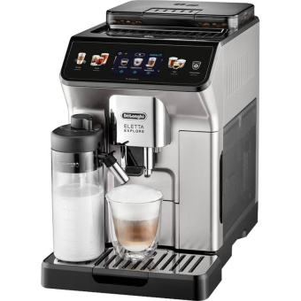 Кофемашина Delonghi Eletta Explore ECAM450.65.S 1450Вт серебристый от магазина РЭССИ
