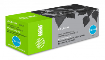 Картридж лазерный Cactus CS-CE410X CE410X черный (4000стр.) для HP CLJ Pro 300/M351/M451/M375/M475 от магазина РЭССИ