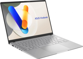 Ноутбук Asus VivoBook S14 OLED M5406WA-QD127 Ryzen AI 9 365 24Gb SSD1Tb AMD Radeon 880M 14" OLED WUXGA (1920x1200) noOS silver WiFi BT Cam (90NB14P1-M007L0) от магазина РЭССИ
