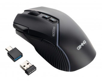 Мышь GMNG XM001 черный оптическая (16000dpi) беспроводная USB/USB-C (7but) от магазина РЭССИ