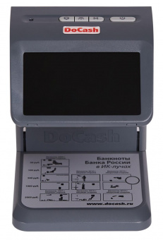 Детектор банкнот Docash mini IR просмотровый мультивалюта от магазина РЭССИ