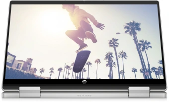 Ноутбук HP Pavilion x360 14-ek2005ci Core 5 120U 16Gb SSD512Gb Intel Graphics 14" IPS Touch FHD (1920x1080) Free DOS silver WiFi BT Cam (A16JVEA) от магазина РЭССИ