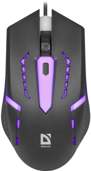 Мышь Defender Flash MB-600L черный оптическая 1200dpi USB 3but (52600) от магазина РЭССИ