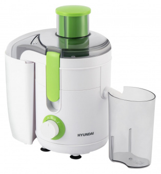 Соковыжималка центробежная Hyundai HY-JE1615 500Вт рез.сок.:400мл. белый/зеленый от магазина РЭССИ