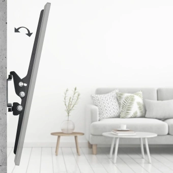 Кронштейн для телевизора Hama 00220814 черный 32"-75" макс.40кг настенный наклон от магазина РЭССИ