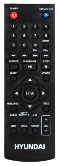 Плеер DVD Hyundai H-DVD160 черный ПДУ от магазина РЭССИ