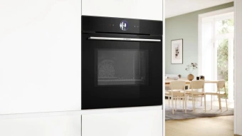 Духовой шкаф Электрический Bosch Serie 8 HMG776NB1 черный от магазина РЭССИ