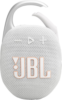 Колонка порт. JBL Clip 5 белый 7W Mono BT 1400mAh от магазина РЭССИ