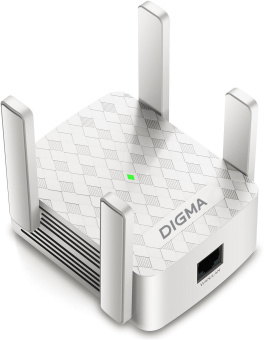 Повторитель беспроводного сигнала Digma D-WR400 AC1200 10/100BASE-TX/Wi-Fi белый от магазина РЭССИ