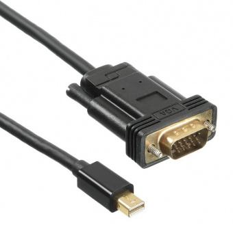 Кабель аудио-видео Buro 1.1v miniDisplayport (m)/VGA (m) 2м. Позолоченные контакты черный (BHP MDPP-VGA-2) от магазина РЭССИ
