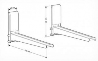 Кронштейн для СВЧ Holder MWS-2005 белый макс.40кг настенный фиксированный от магазина РЭССИ