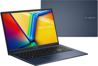 Ноутбук Asus Vivobook 15 X1504VA-BQ283 Core i5 1335U 16Gb SSD512Gb Intel Iris Xe graphics 15.6" IPS FHD (1920x1080) noOS blue WiFi BT Cam (90NB10J1-M00BN0) от магазина РЭССИ