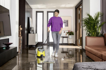 Пароочиститель напольный Karcher SC 4 Deluxe Iron EasyFix желтый от магазина РЭССИ