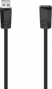 Кабель-удлинитель Hama H-200621 00200621 ver2.0 USB A(m) USB A(f) 5м черный от магазина РЭССИ